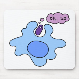 Mousepad Fagocitose das bactérias