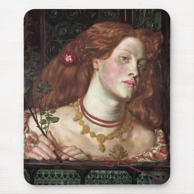 Mousepad Fair Rosamund (Elegante e Linda Ruiva) (Frente)