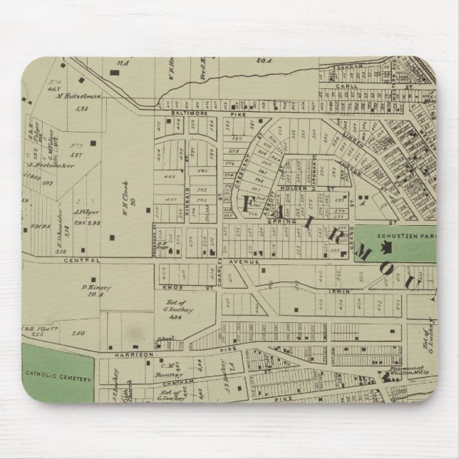 Mousepad Fairmount, Monte Harrison, Ohio (Frente)