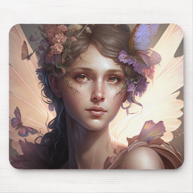 Mousepad Fairy Lady Fantasy Art (Frente)
