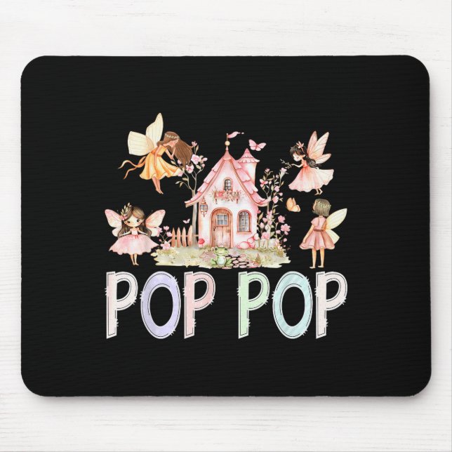 Mousepad Fairy P P Magical Floral Birthday Girl Fairytale  (Frente)
