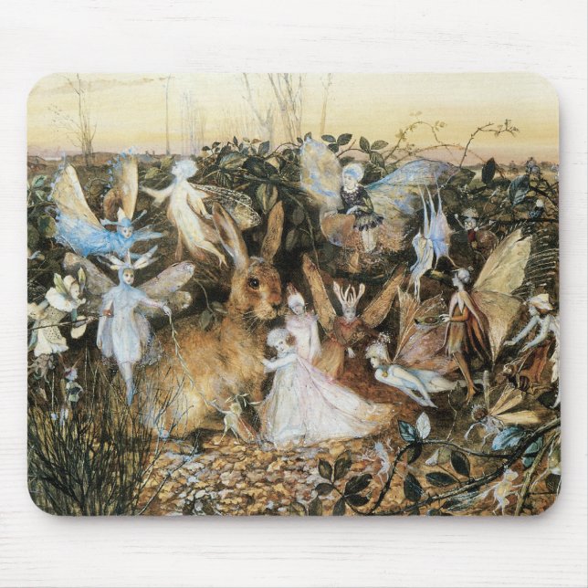 Mousepad Fairy Twilight por John Anster Fitzgerald (Frente)