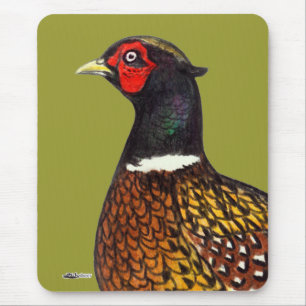 Mousepad Faisão: Cabeça de Ringneck