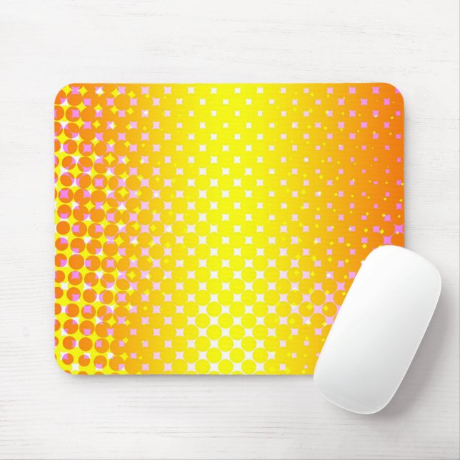 Mousepad Faísca Amarelo (Com mouse)