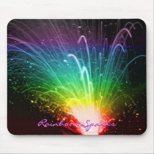 Mousepad Faíscas do arco-íris