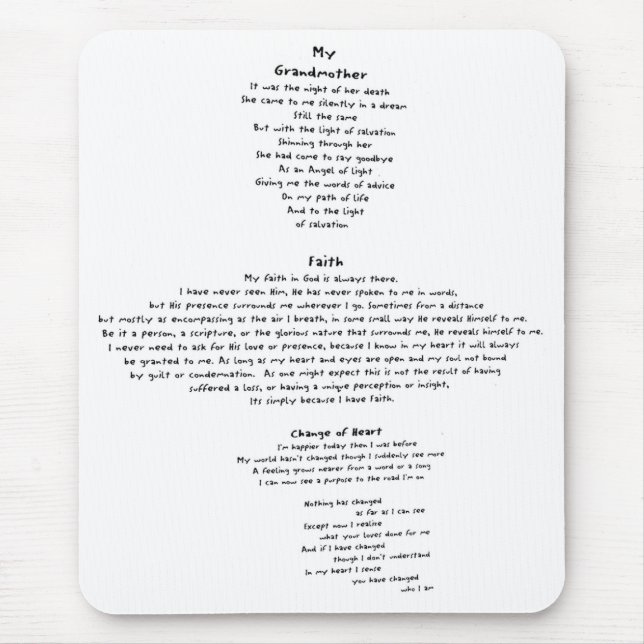 Mousepad Faith (Frente)