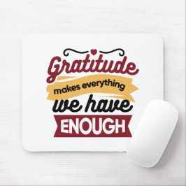 Mousepad Faith and Gratitude Artwork – Uplifting Christian