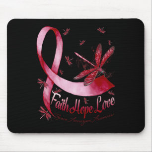 Mousepad Faith Hope ama Aneurísmo cerebral Dragonfly