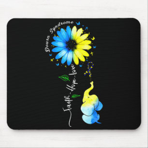 Mousepad Faith Hope ama Conscientização da Síndrome de Down