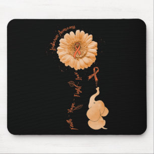 Mousepad Faith Hope Fight Love Elephflower Leukemia