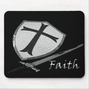 Mousepad FAITHsword e escudo