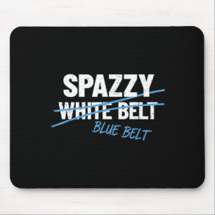 Mousepad Faixa Branca Spazzy Faixa Azul de Jiu-Jitsu Brasil
