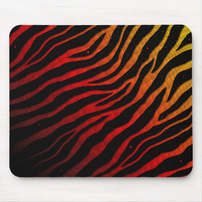 Mousepad Faixa de TempoEspaçoEspelhada - Preto/Vermelho/Dou (Frente)