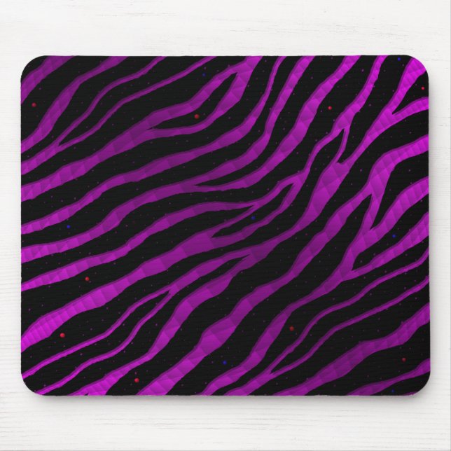 Mousepad Faixa de TempoEspaçoEspelhada - Rosa/Roxo (Frente)