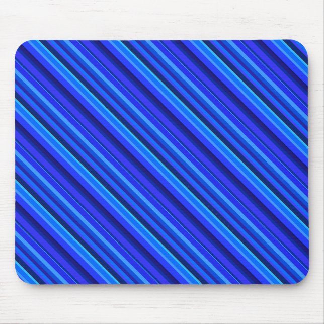 Mousepad Faixa diagonal azul (Frente)