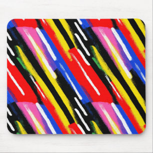 Mousepad Faixa Diagonal Neon de Velocidade Explosiva