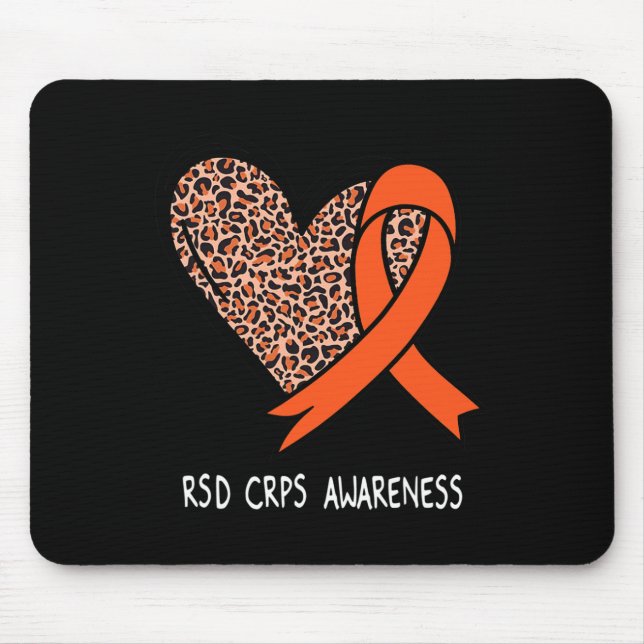 Mousepad Faixa Laranja de Consciência CRPS RSD (Frente)