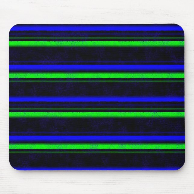 Mousepad Faixa Verde Azul Preta (Frente)