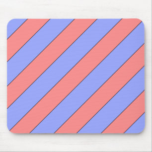 Mousepad faixas diagonais rosa e roxo