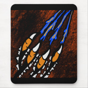 MOUSEPAD FAIXAS LARANJAS E PRETAS