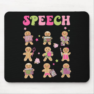 Mousepad Fala Divertida Terapia Gingerpão Cookies SLP Chris