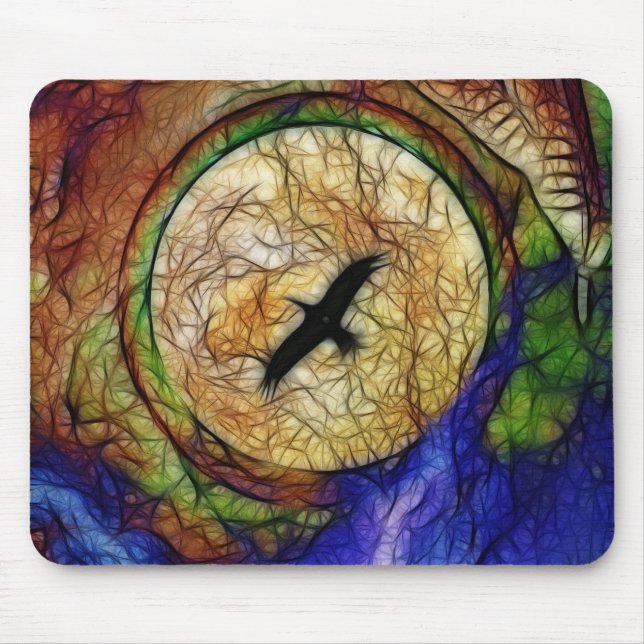 Mousepad Falcão do corvo (Frente)