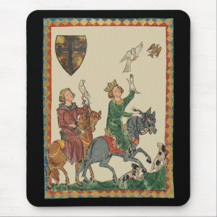 Mousepad Falcoaria, Codex Manesse do século XIV