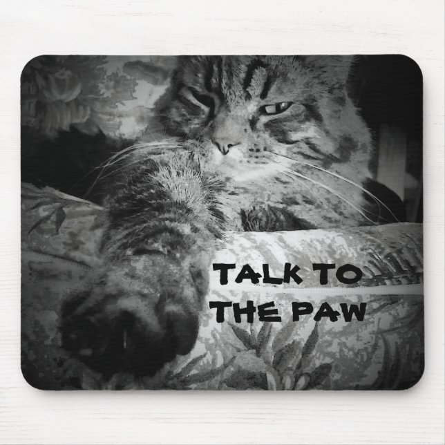 Mousepad Fale com a Pata Cat Meme (Frente)