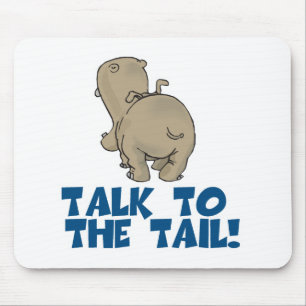 Mousepad Fale com o Tail Hippo