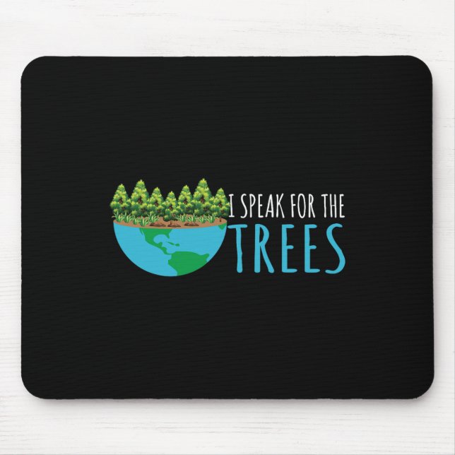 Mousepad Fale Para Os Ativistas Ambientais Da Terra (Frente)