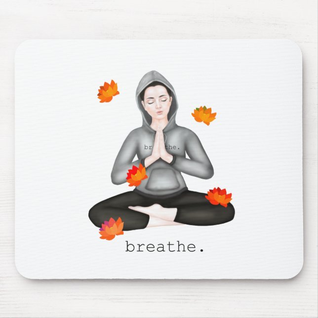Mousepad fall. breathe (Frente)