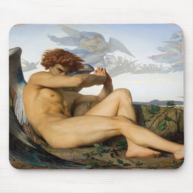 Mousepad Fallen Angel Alexandre Cabanel Original (Frente)