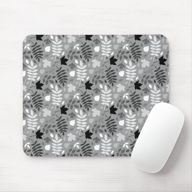 Mousepad Fallen deixa padrão monocromático de rpt em Cinzas (Com mouse)
