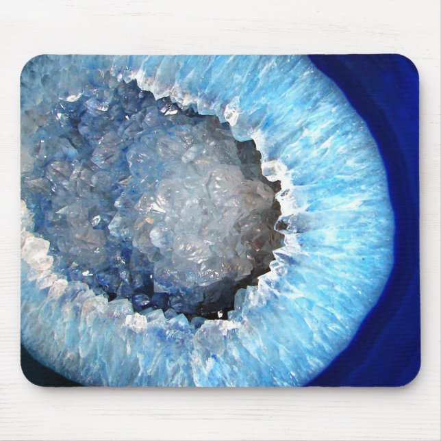 Mousepad Falln Blue Crystal Geode (Frente)