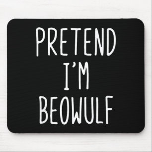 Mousepad Falso Fantasia Beowulf Halloween Engraçado Criança