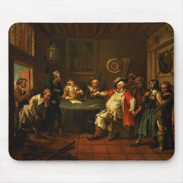 Mousepad Falstaff que examina seus recrutas de Henry IV (Frente)