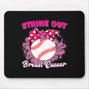 Mousepad Família Ataca o Baseball em Consciência do Cancer 