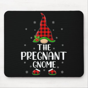 Mousepad Família Correspondente Buffalo Plaid O Gnome Grávi