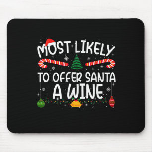 Mousepad Família Correspondente Xmas Mais Provável Para Ofe