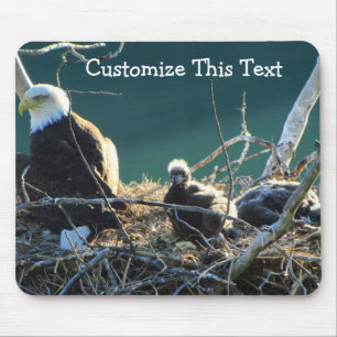 Mousepad Família da águia americana do BEF