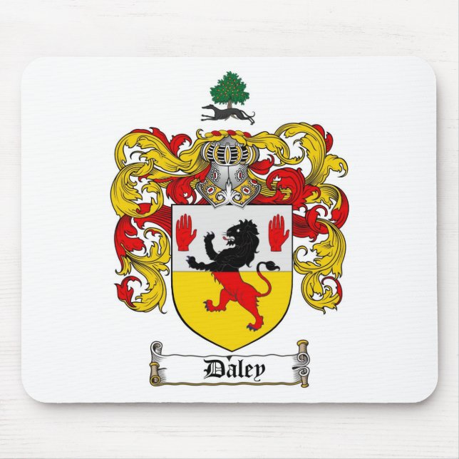 MOUSEPAD FAMÍLIA DALEY CREST - CASACO DE ARMAS DE DALEY (Frente)