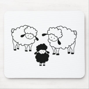 Mousepad Família das ovelhas negras