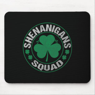 Mousepad Família de Correspondência de Dias de São Patrício