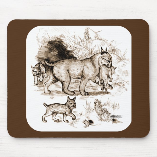 Mousepad Família de Lince (Frente)