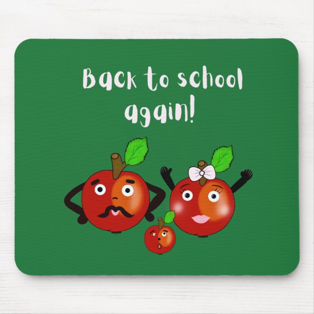 Mousepad Família de maçãs (Frente)