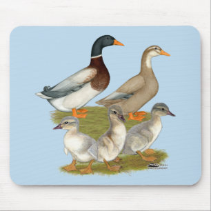 Mousepad Família de Patos da Saxónia