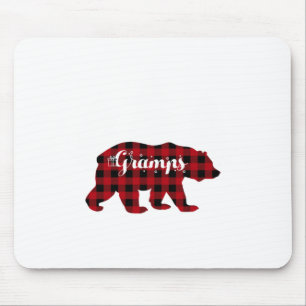 Mousepad Família de Xadrezes Vermelhas de Buffalo