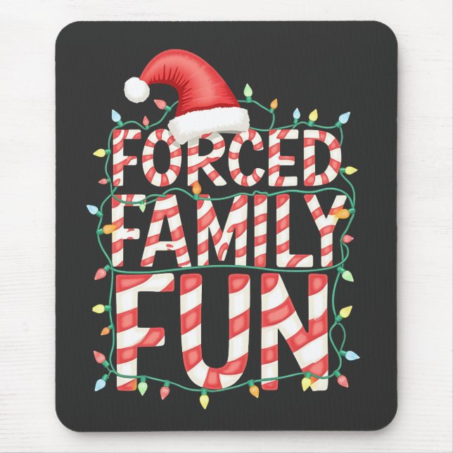 Mousepad Família Forçada Divertida Fúria Familiar Feriosa C (Frente)