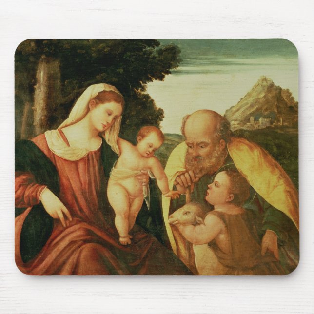 Mousepad Família santamente com St John (Frente)