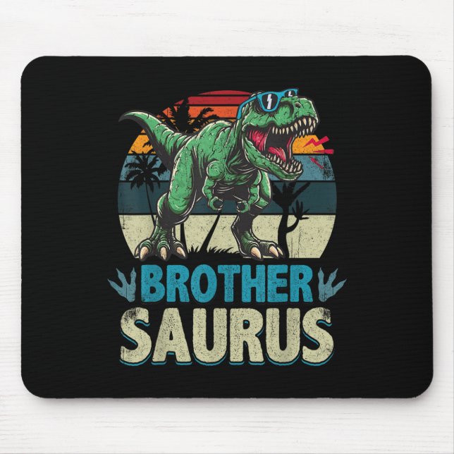 Mousepad Família Surus Irmanos T Rex Dinossaur (Frente)